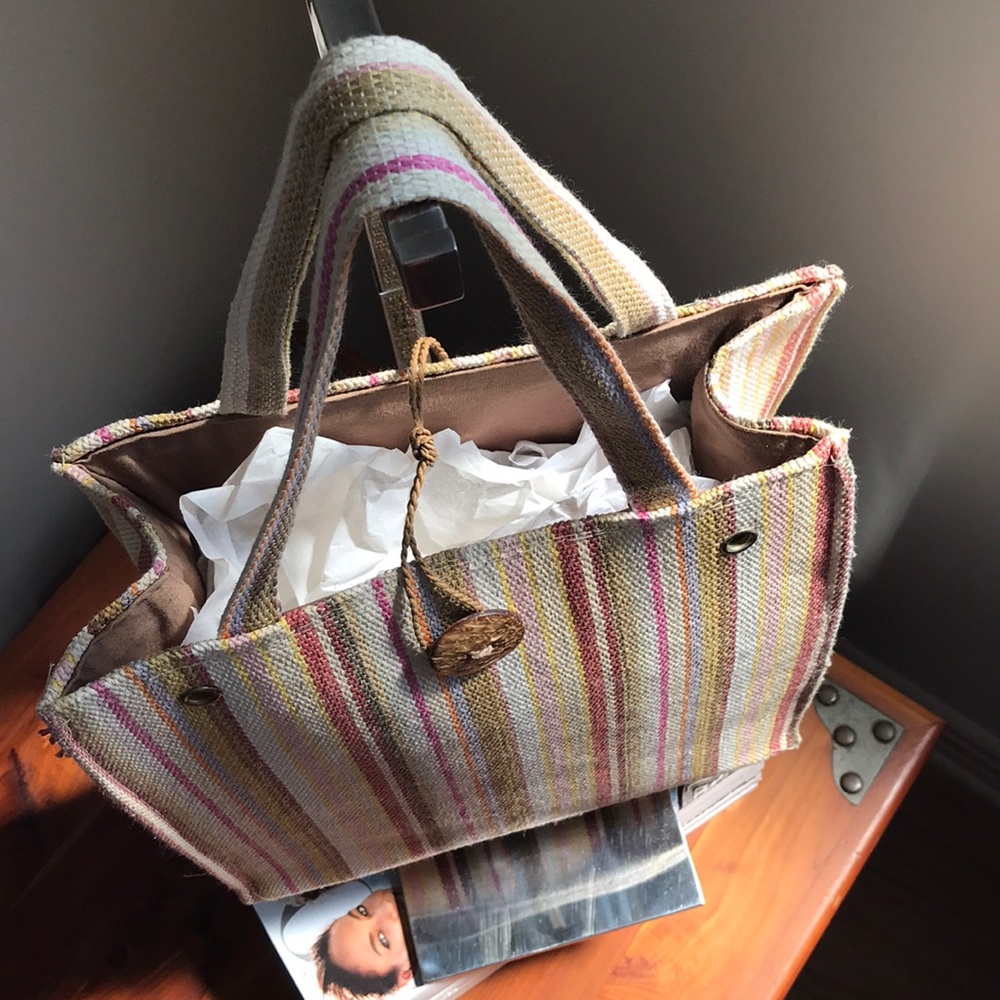 Redfish Designs Woven Summer Tote - NWOT
